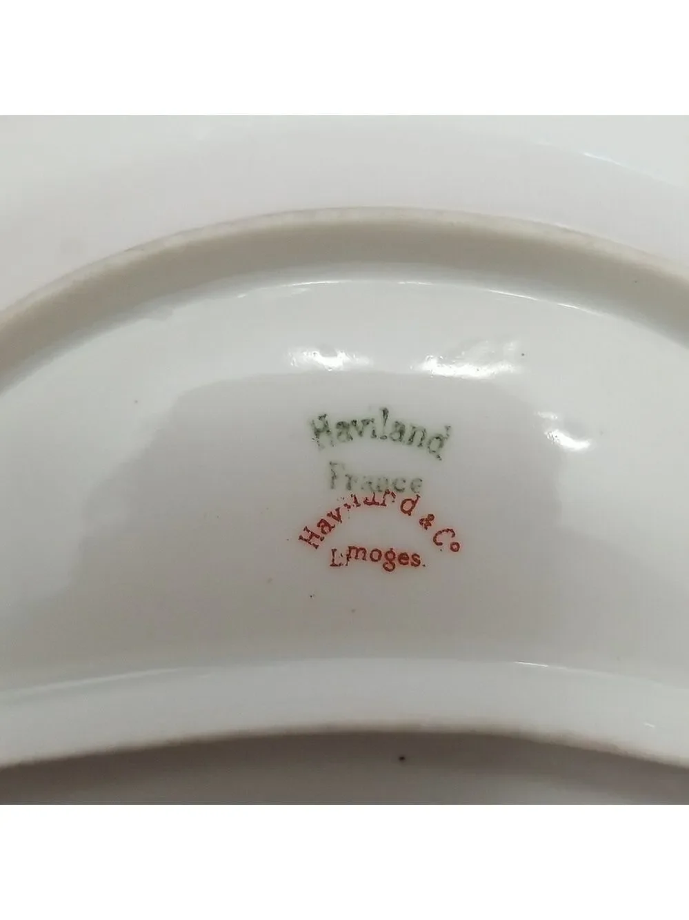 Vintage France limoges bone dish - Picture 3 of 4